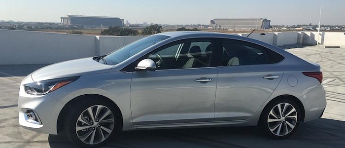 Hyundai Accent rental in St. Lucia from Freedom Wheels Car Rentals